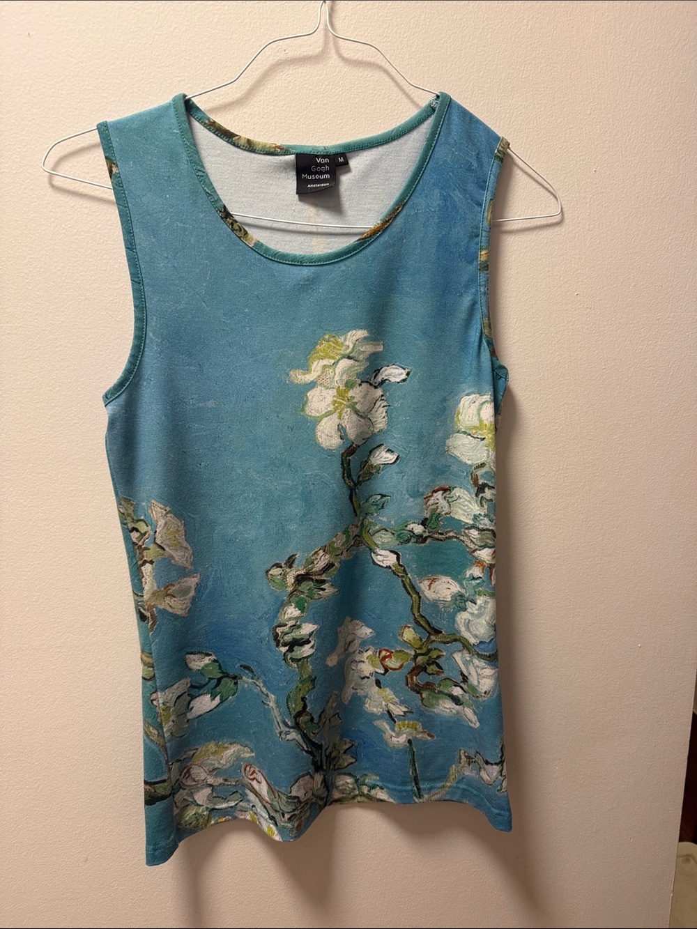 Van Gogh Museum Floral Aqua Tank Top
